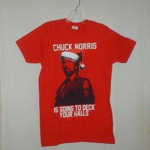 Very cool Chuck Norris Christmas T-shirt - NWOT - size small